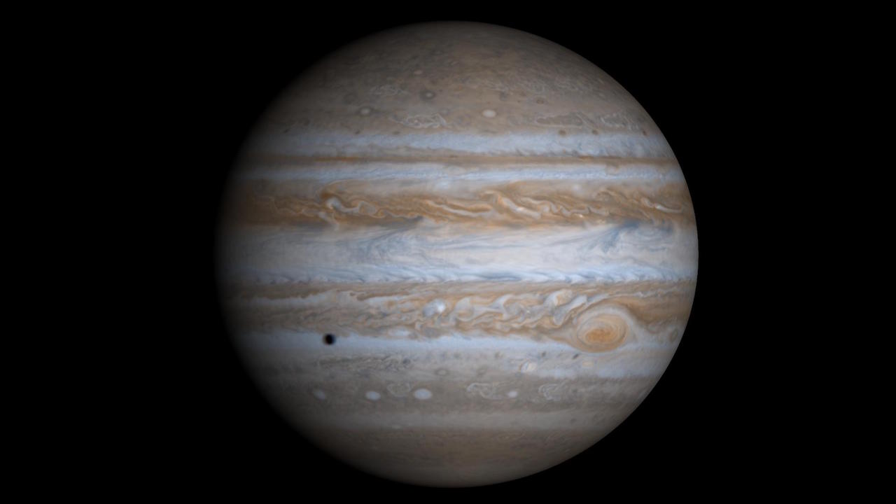 Planeta-Brillante-Júpiter-Tierra-Sol-Oposición