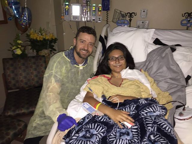 Justin Timberlake visita a Sara Salazar, sobreviviente del tiroteo en escuela de Texas
