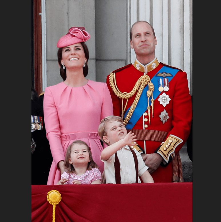 El príncipe Jorge y la princesa Carlota serán pajes