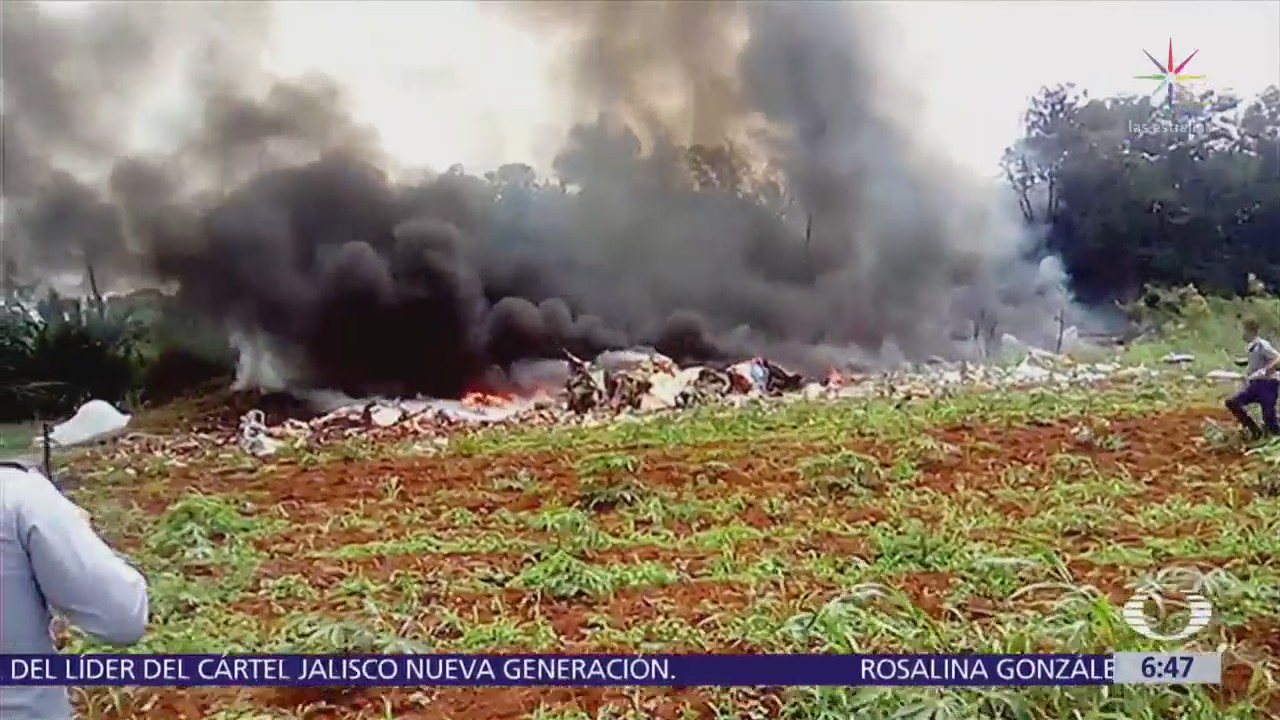 Llegan a México restos de víctimas de accidente aéreo