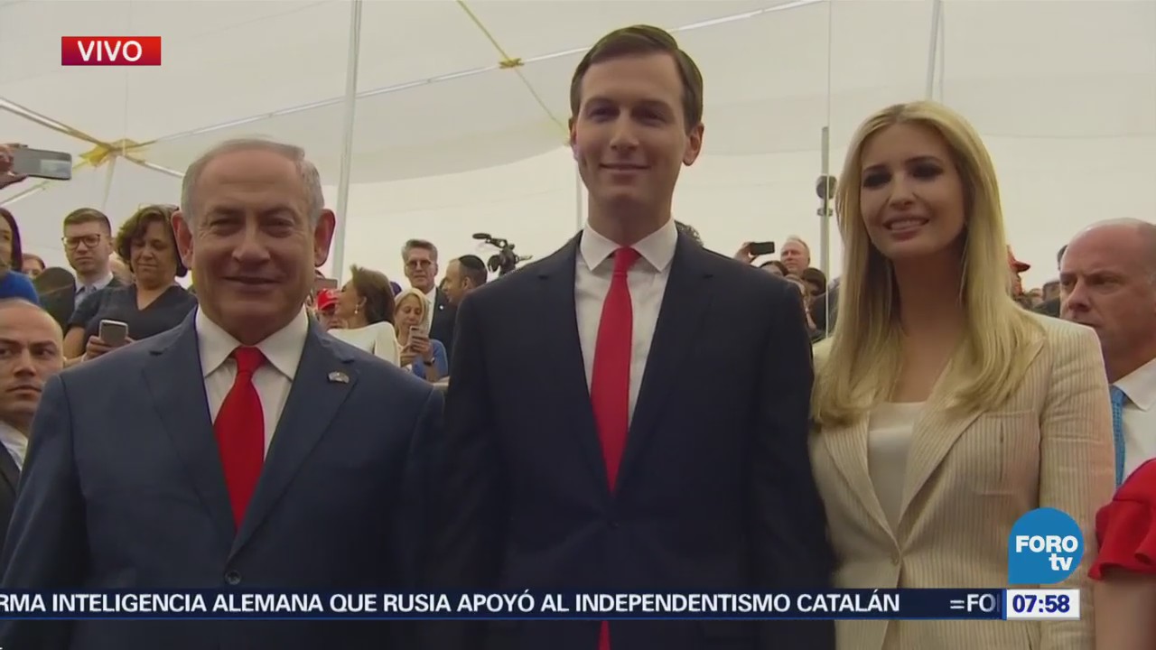 Llegan políticos a la inauguración de la embajada de EU en Jerusalén
