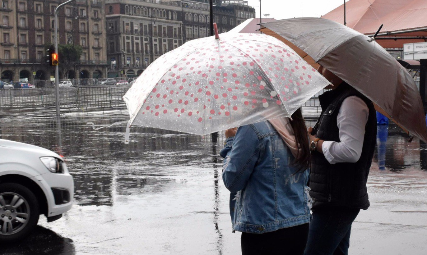 Autoridades reportan lluvia ligera en cinco delegaciones de la Ciudad de México