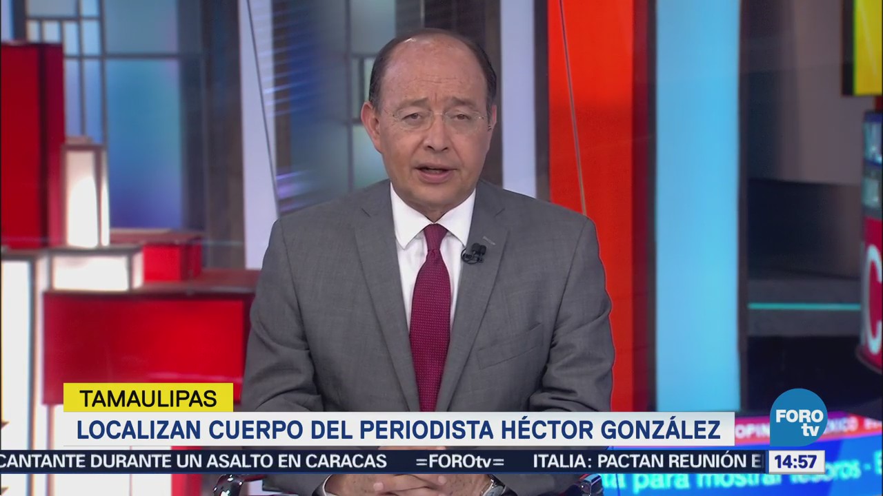 Localizan Cuerpo Periodista Héctor González