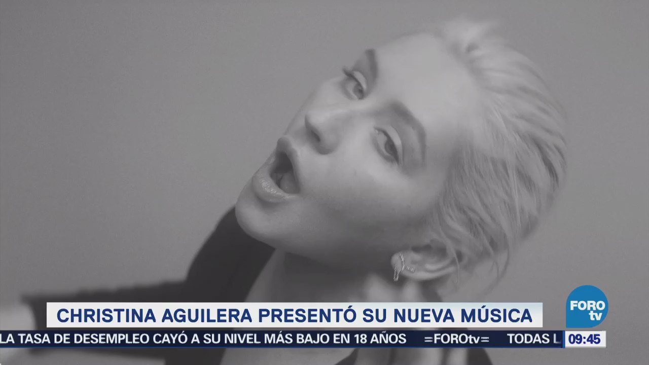 Christina Aguilera presenta Accelerate musica cantante