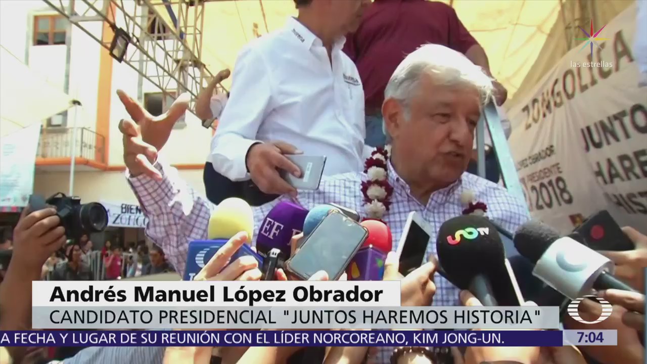 López Obrador denuncia supuesto acuerdo de Anaya con el Gobierno contra Morena