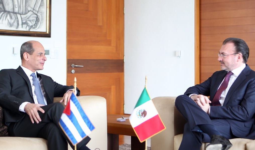 Luis Videgaray se reúne con el viceministro de Relaciones Exteriores de Cuba