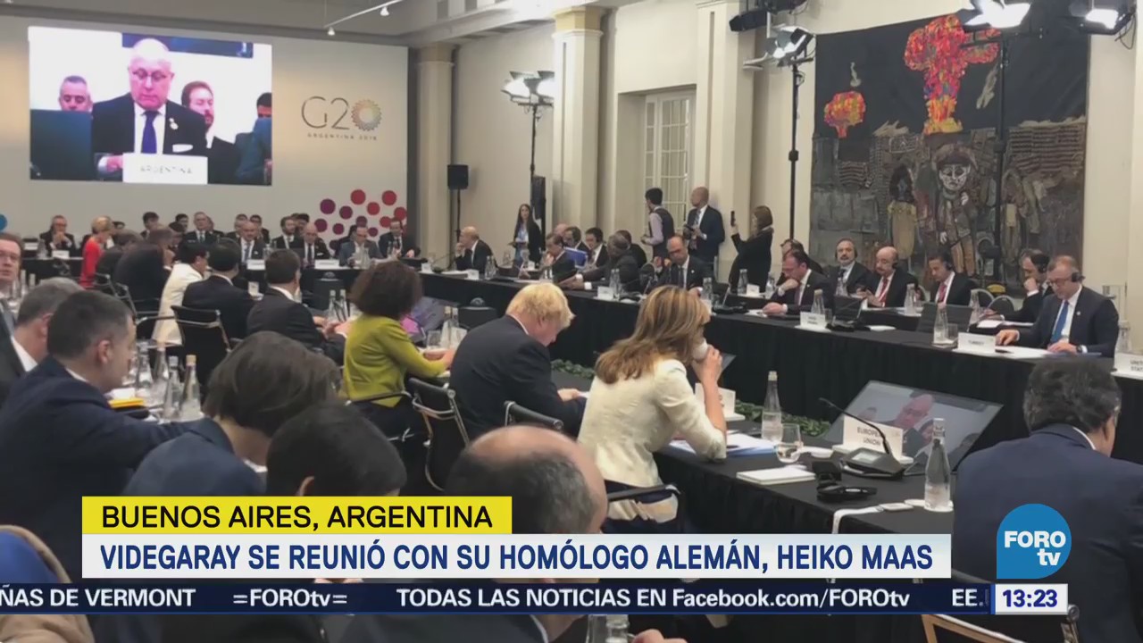 Luis Videgaray Participa Cumbre G20 Argentina Reúne Ministro Alemania