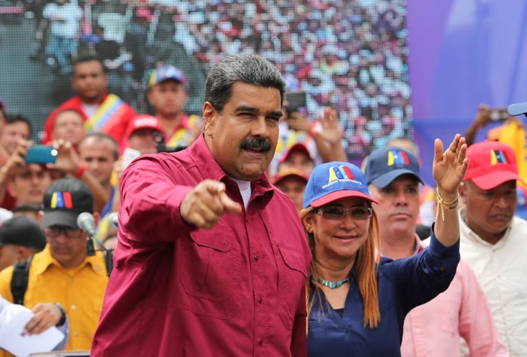 Maduro llama imbécil Santos desconocer elecciones Venezuela