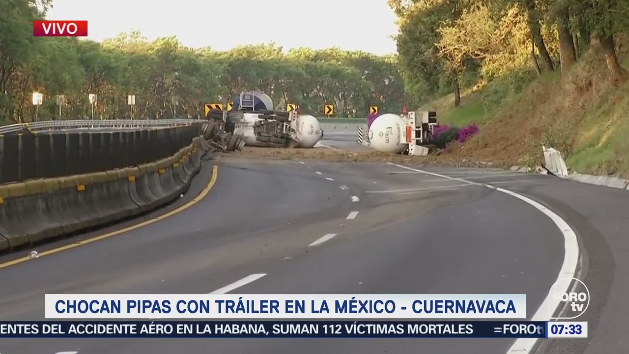 Mantienen cerrada la autopista México Cuernavaca