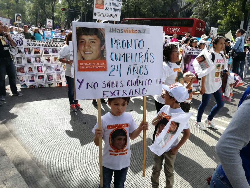 con marcha dignidad nacional familiares desaparecidos exigen justicia