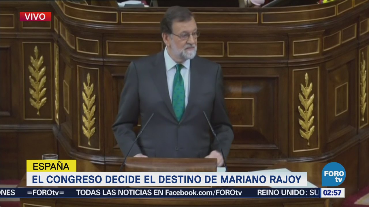 Mariano Rajoy podría ser destituido por el Congreso español