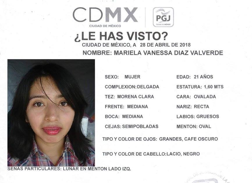 PGJCDMX investiga desaparición de alumna de Filosofía y Letras de la UNAM