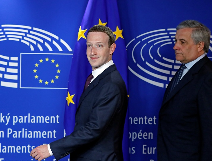 Zuckerberg pide perdón en el Parlamento Europeo