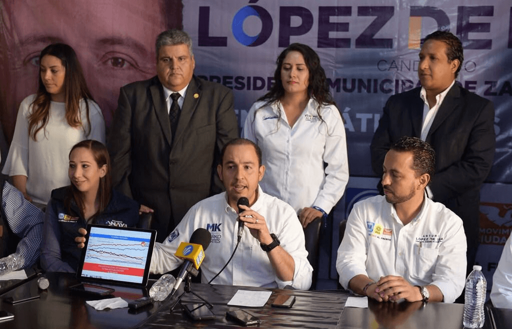 Marko Cortés critica a acompañantes de López Obrador