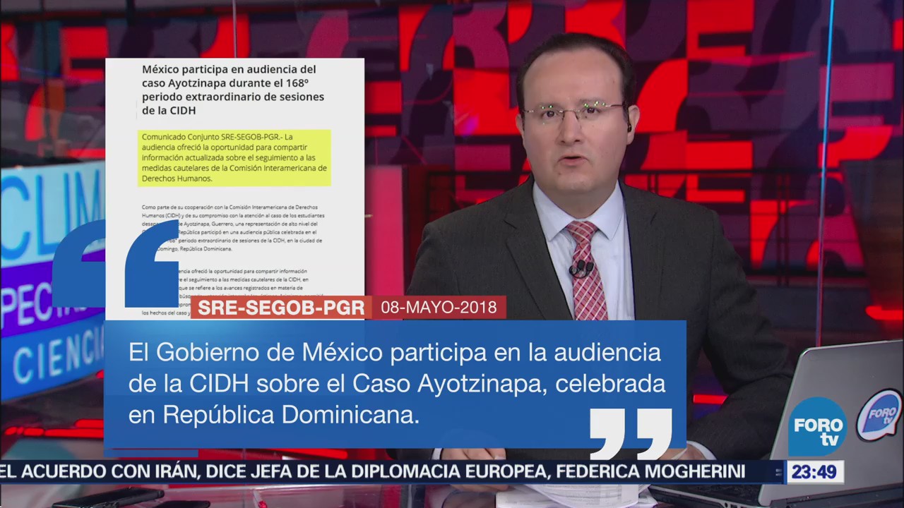 México participa en audiencia de la CIDH