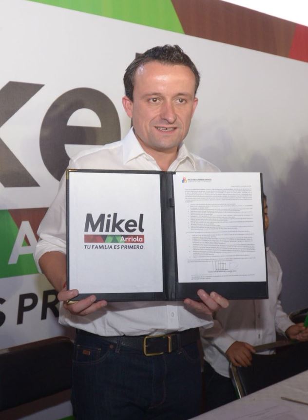 Mikel Arriola firma ‘Pacto por la Infancia’ en la delegación Álvaro Obregón