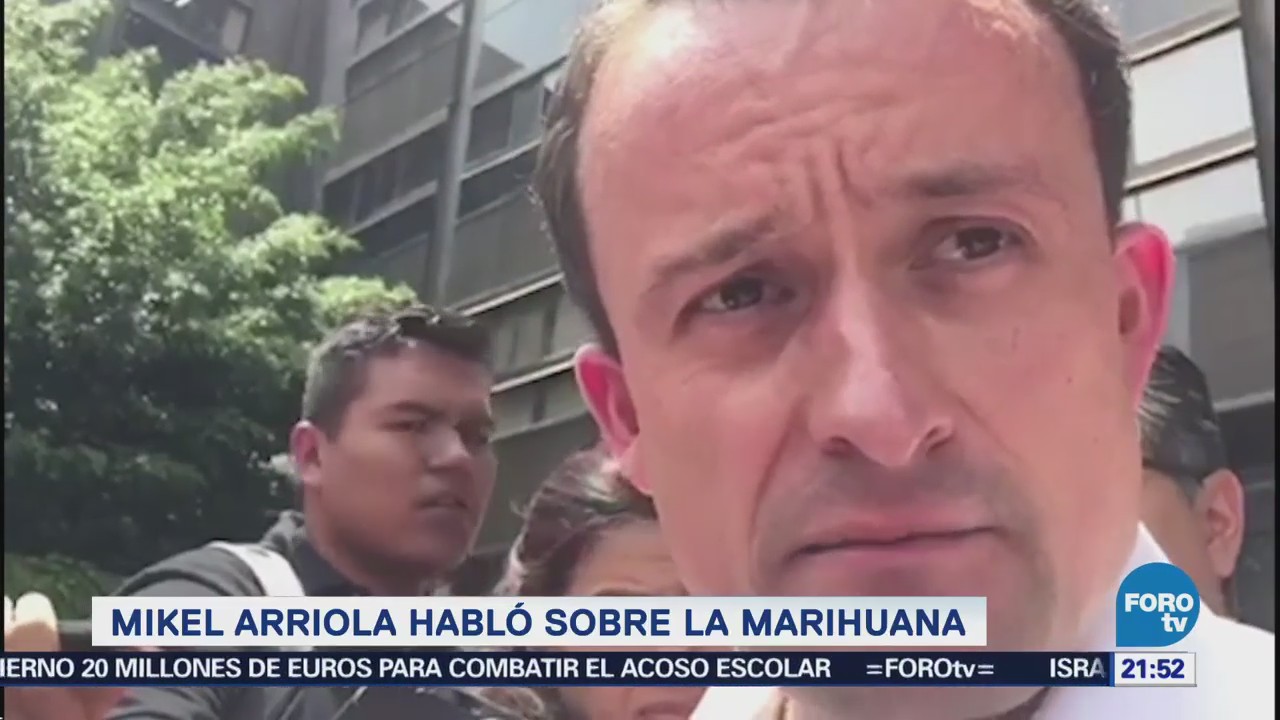 Mikel Arriola habló sobre la marihuana