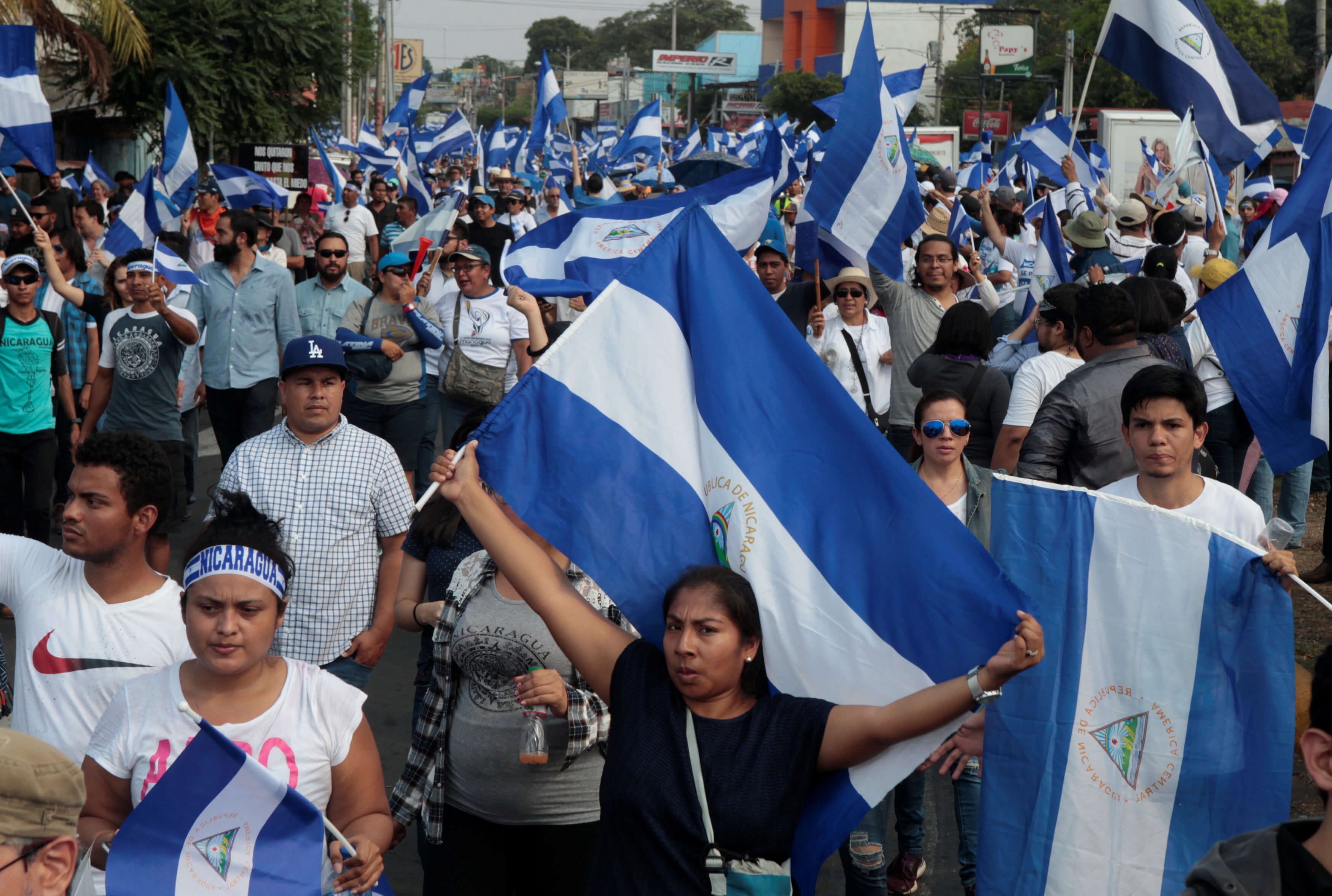 Miles claman justicia y piden democracia Nicaragua