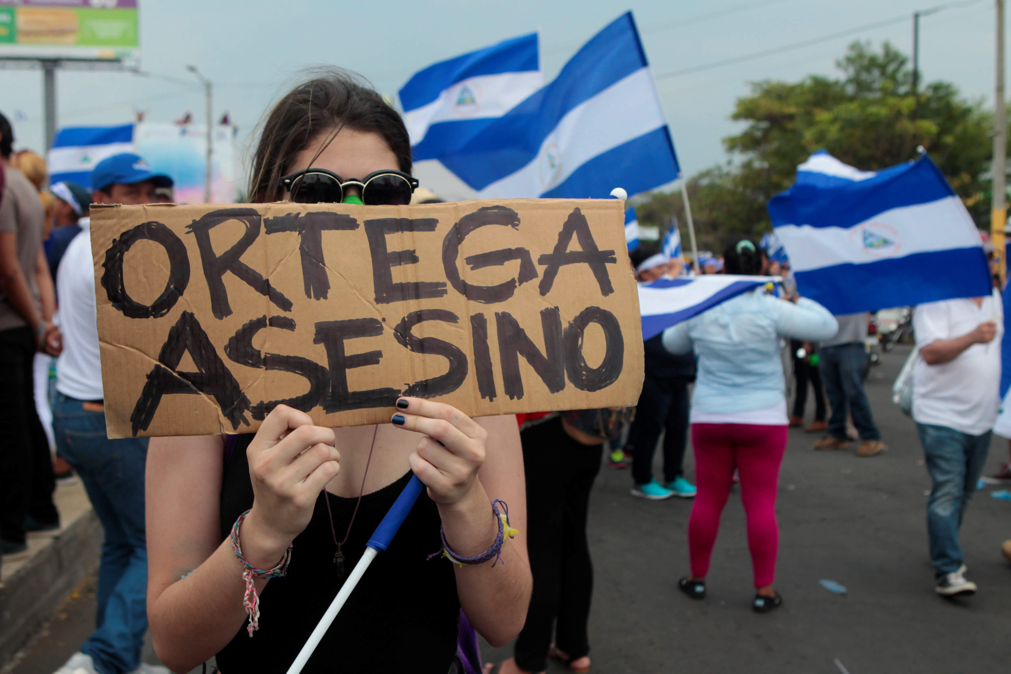 Miles claman justicia y piden democracia Nicaragua