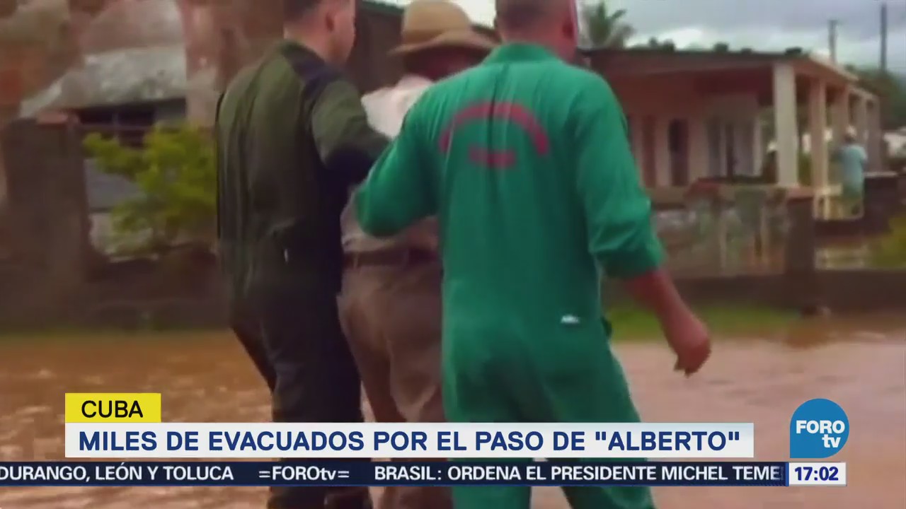 Miles Evacuados Paso Tormenta Alberto Cuba