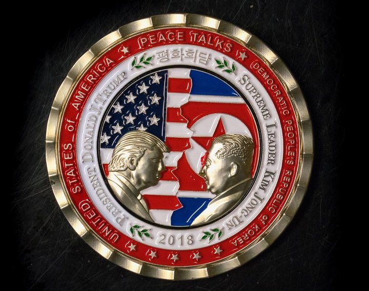 monedas encuentro Trump Kim causan coleccionistas