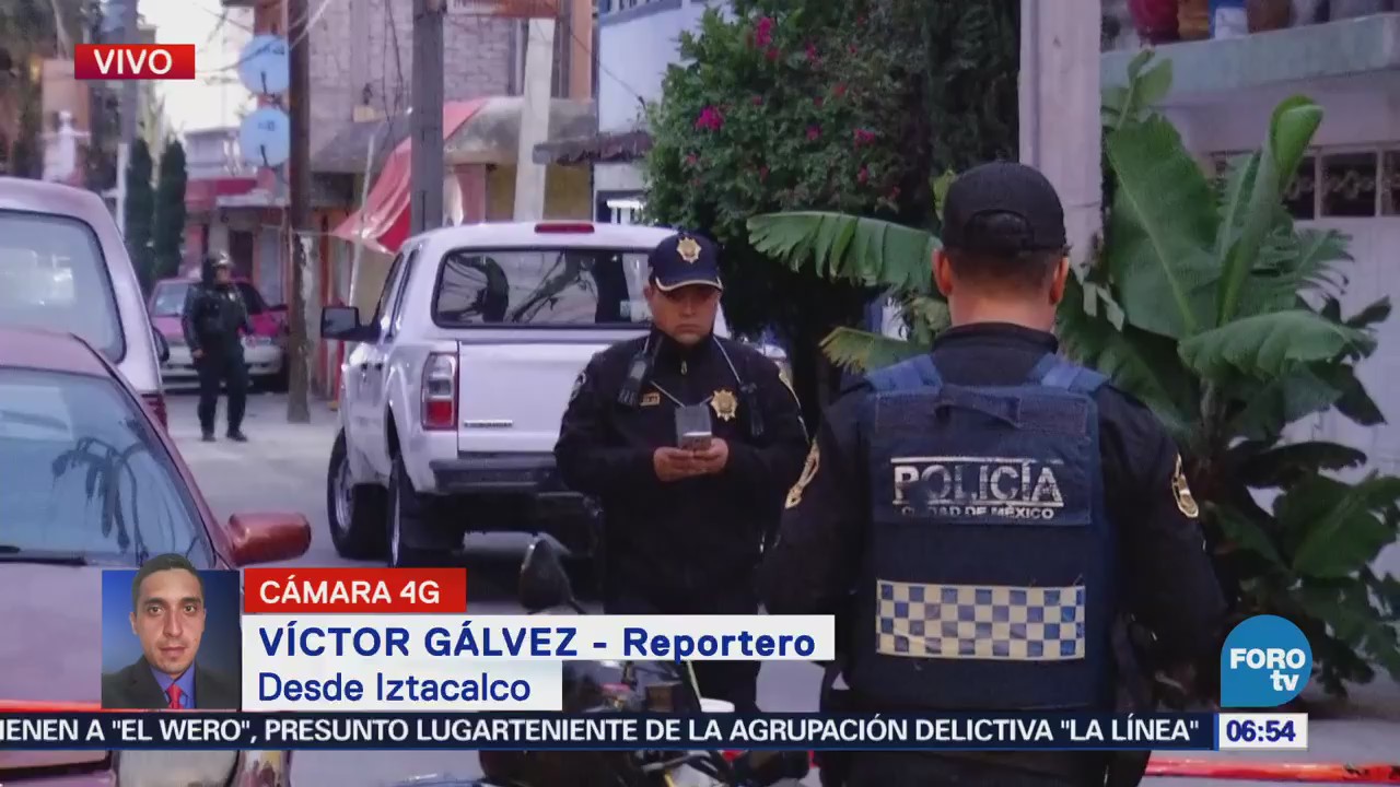 Movilización policiaca por detonaciones de arma de fuego en Iztacalco