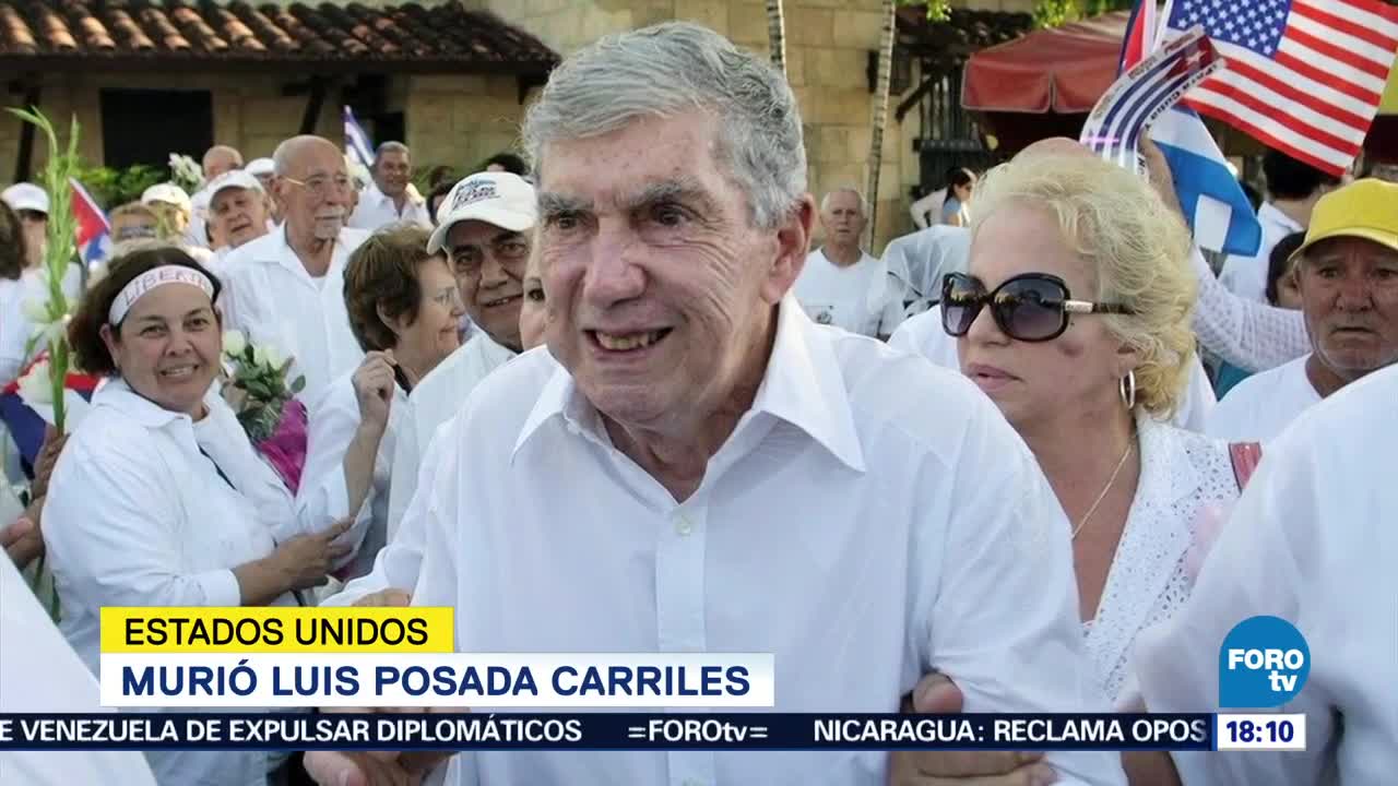 Muere Anticastrista Luis Posada Carriles Florida