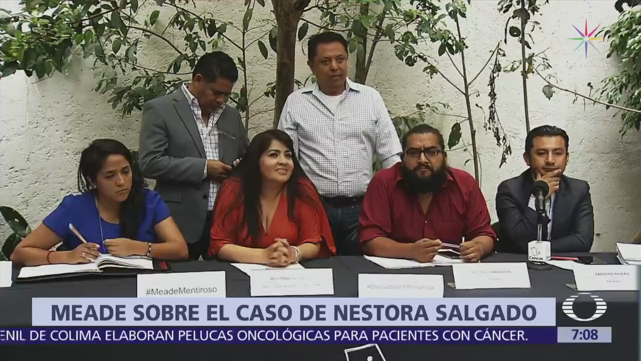 Nestora Salgado advierte que demandará a Meade por difamación