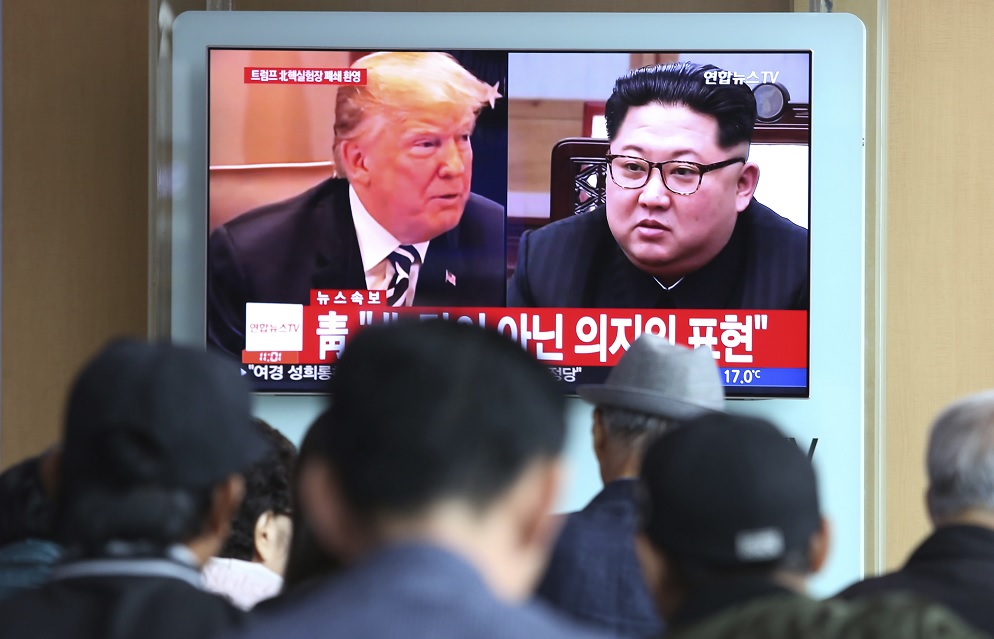 Norcorea amenaza cancelar cumbre Kim Trump ejercicios militares