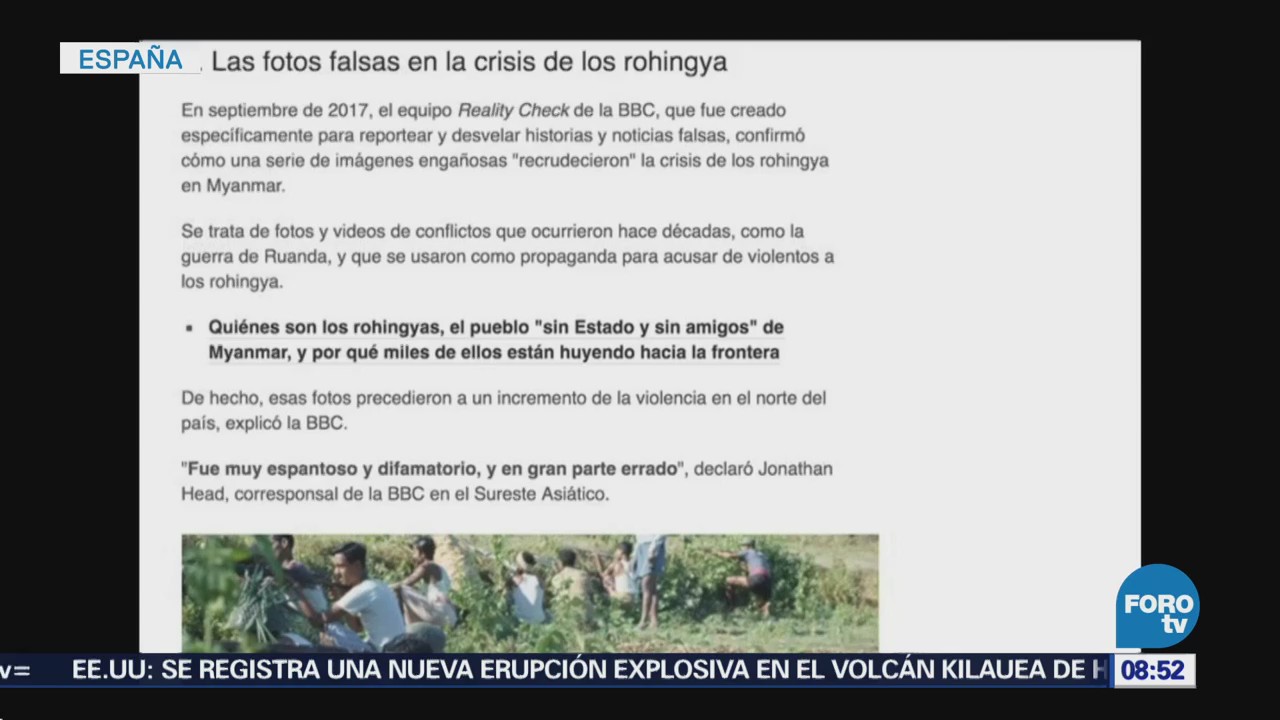 Noticias falsas afectan a españoles