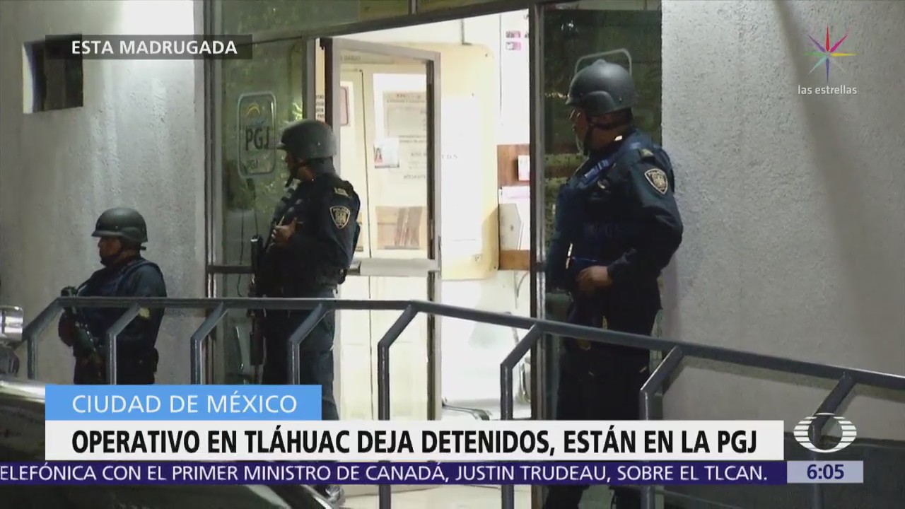 Operativo en Tláhuac deja detenidos los resguardan