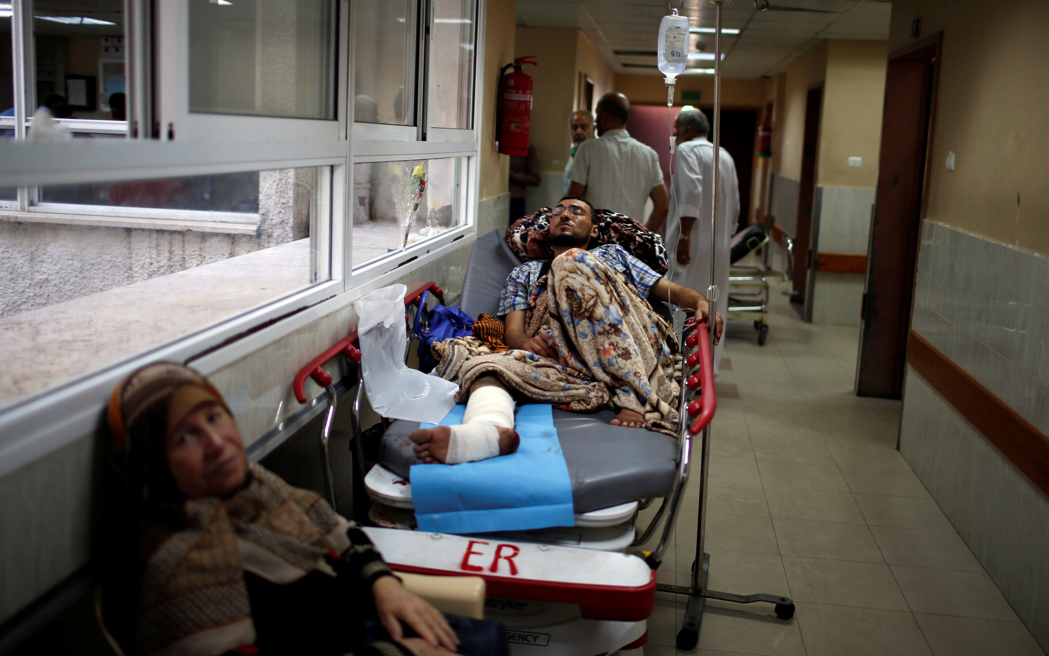 Palestinos heridos tropas israelies rebasan capacidad hospitales Gaza