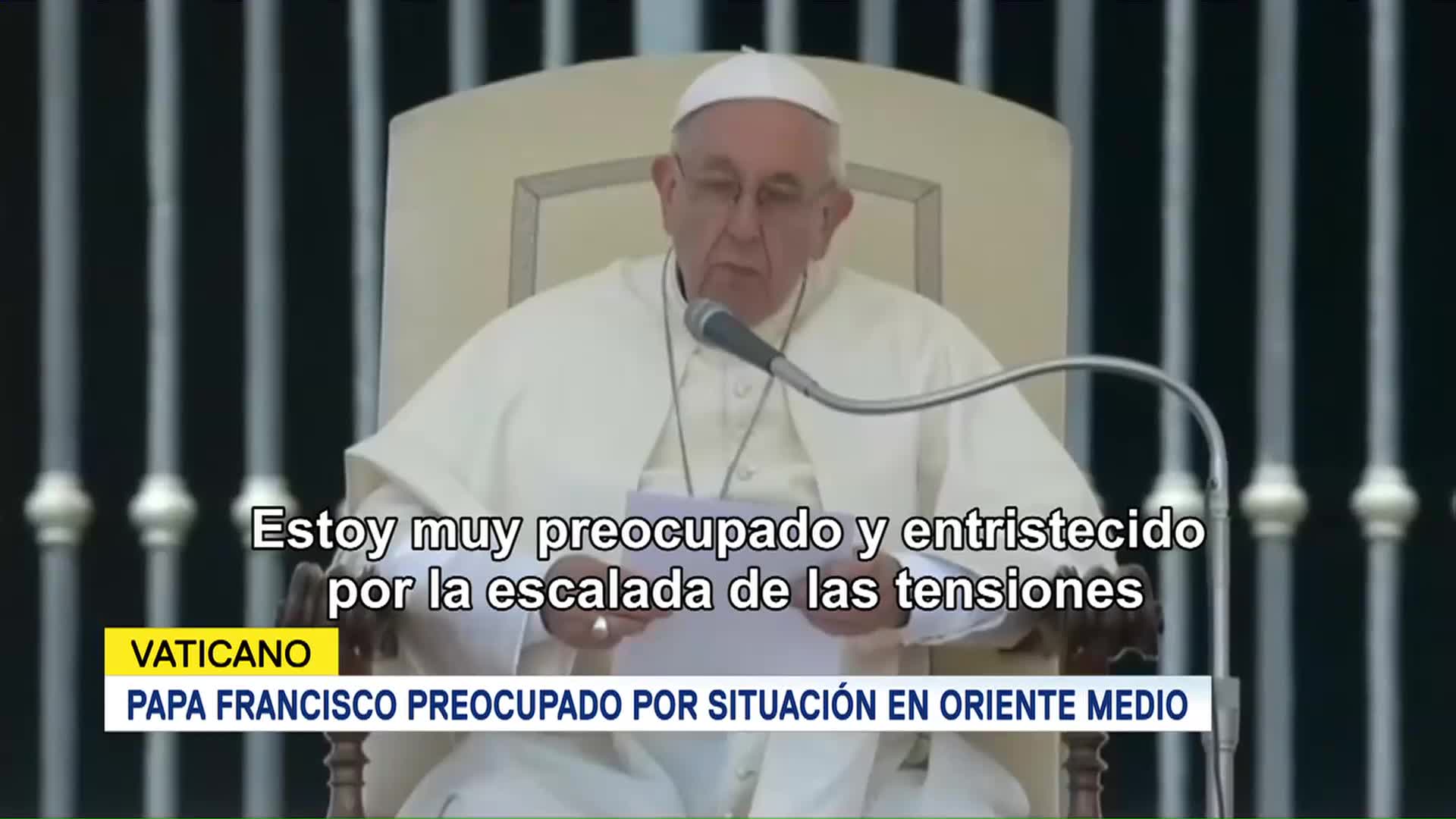 Papa Francisco Uso Violencia Nunca Llevará Paz