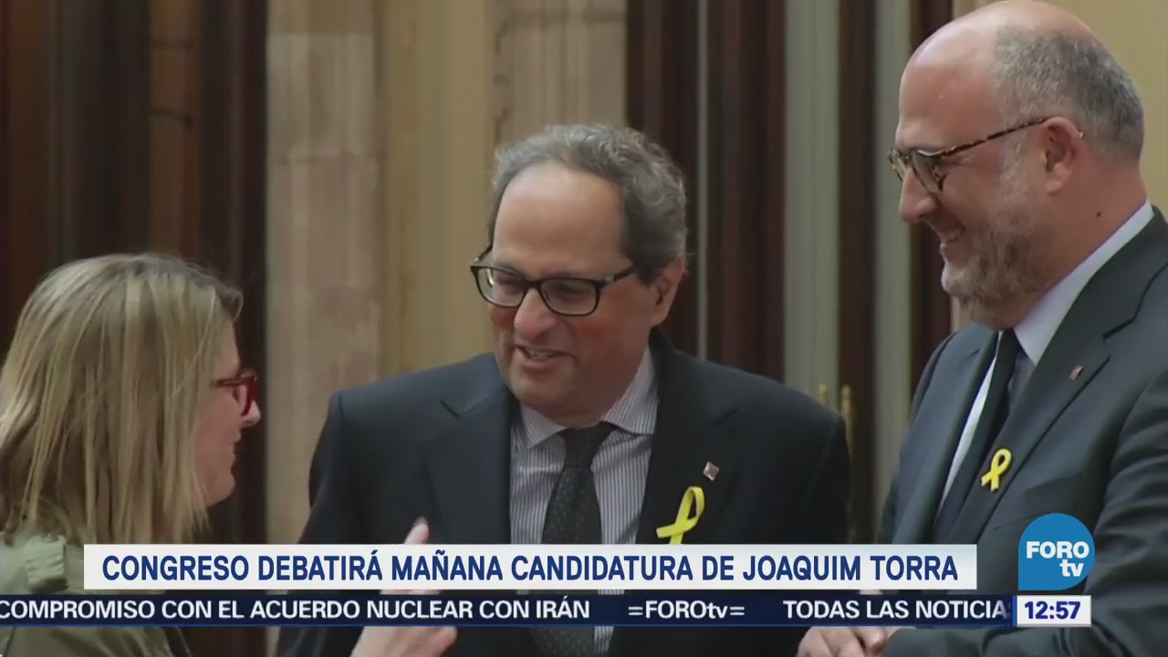 Congreso Cataluña Debatirá Candidatura Joaquim Torra