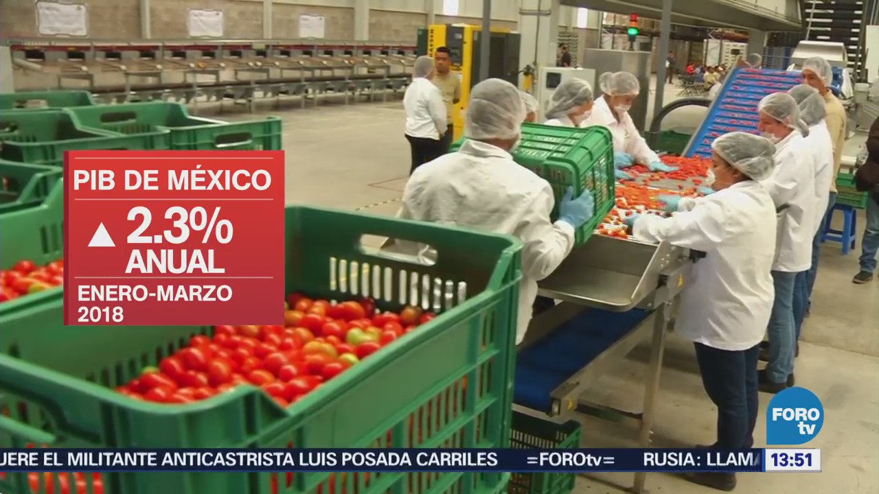 PIB de México creció 1.1 por ciento