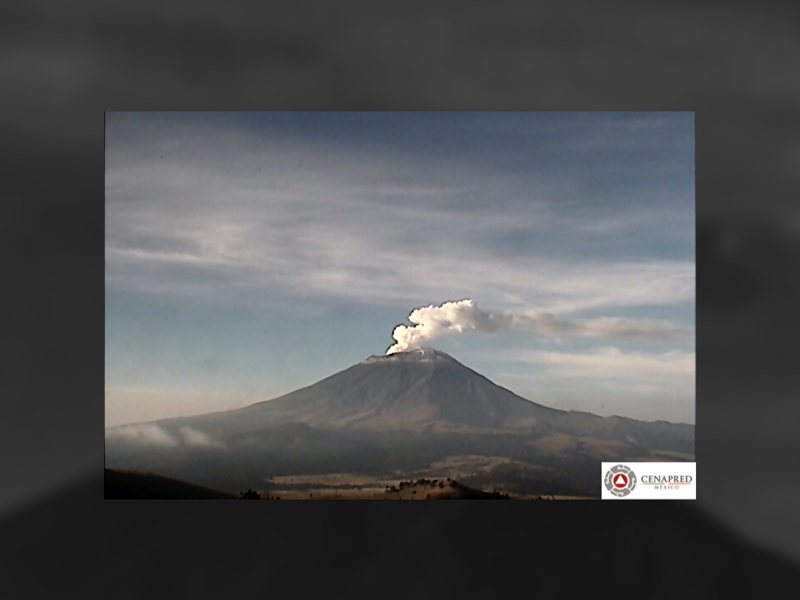 Volcán Popocatépetl emite 81 exhalaciones de baja intensidad
