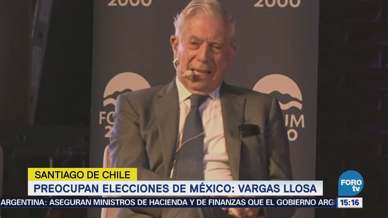 Preocupan Elecciones México Vargas Llosa