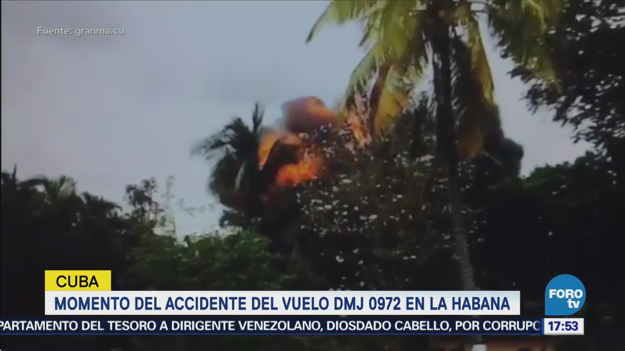 Publican Video Momento Explosión Avión Cuba