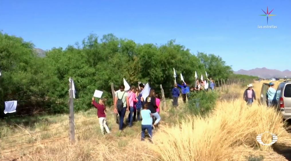 Tras ataque en Chihuahua, familia Lebarón coloca banderas blancas por la paz