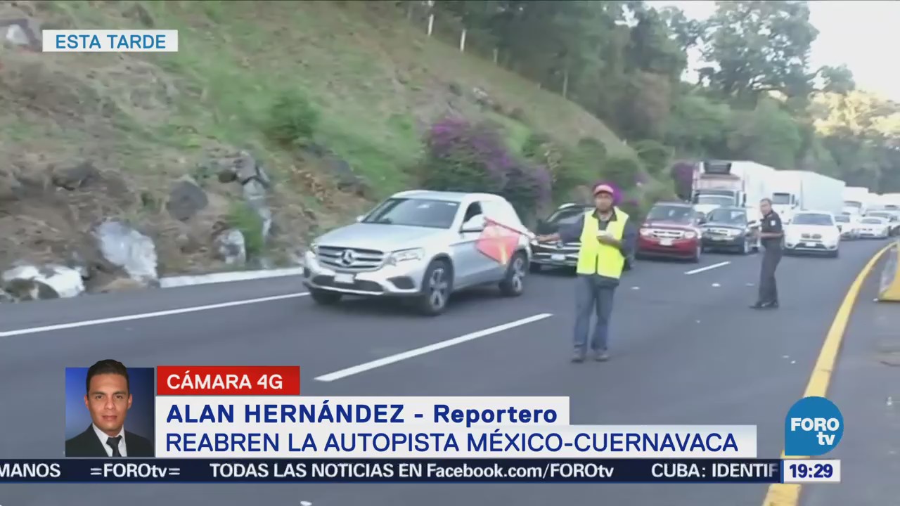 Reabren Autopista México-Cuernavaca Tras 16 Horas Cierre