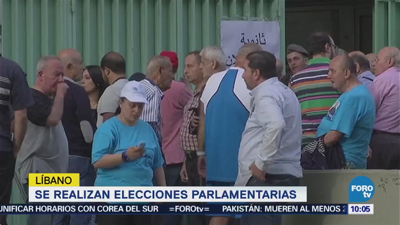 Realizan elecciones parlamentarias en Líbano