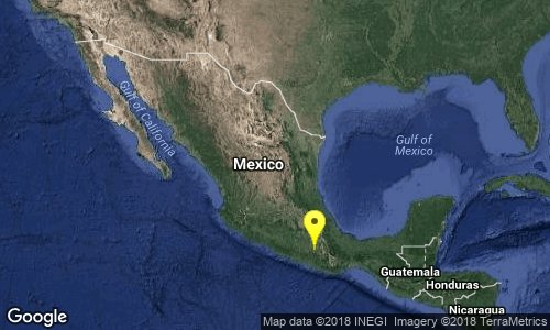 Registran sismo de magnitud 4.5 en Huajuapan de León, Oaxaca