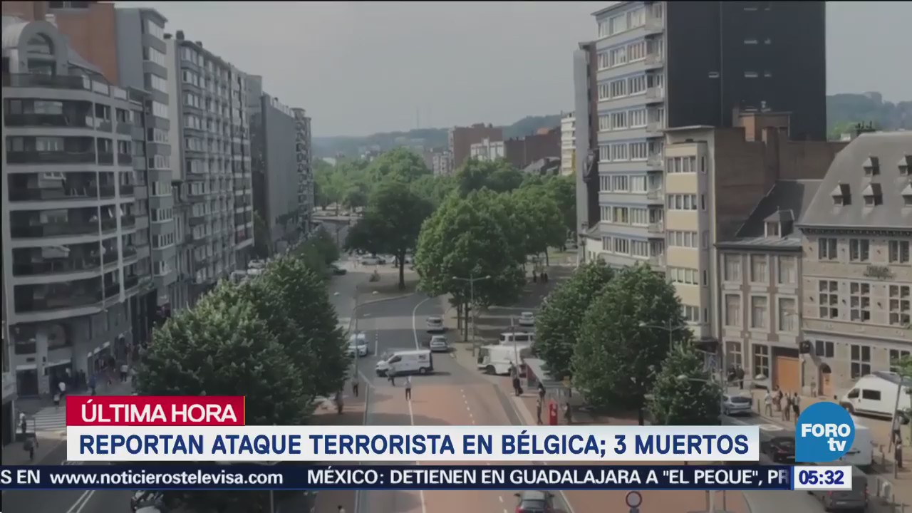 Reportan ataque terrorista en Bélgica