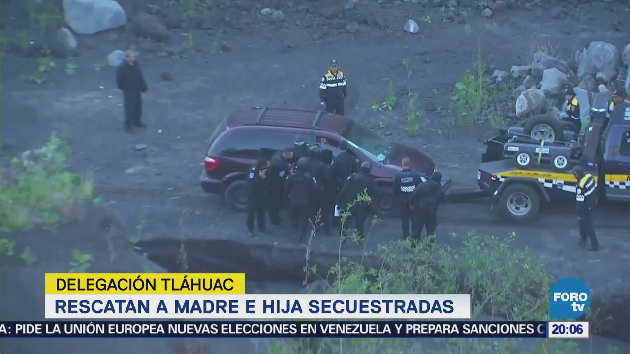 Rescatan a madre e hija secuestradas en Tláhuac