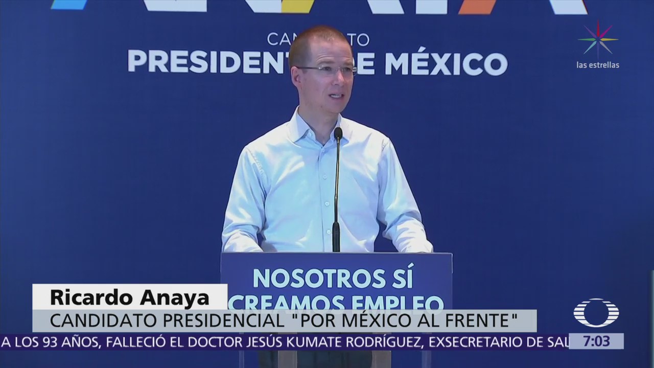 Ricardo Anaya defiende la construcción del Nuevo Aeropuerto Internacional de México (NAIM)