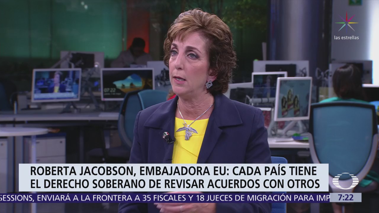 Roberta Jacobson analiza relación México-EU en Despierta con Loret