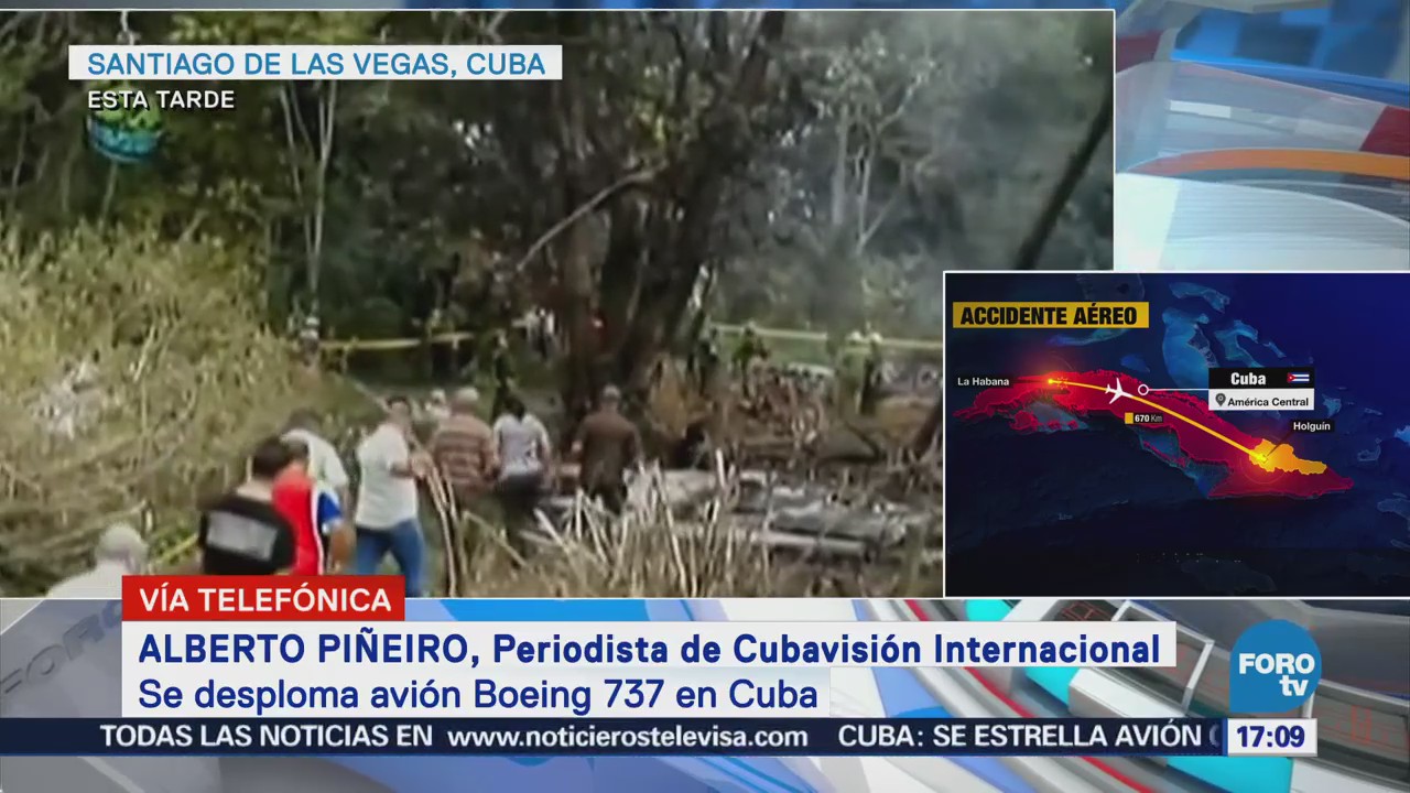 Sigue Investigación Accidente Aéreo Habana