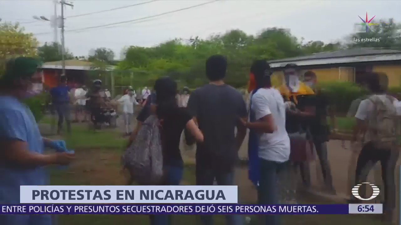 Siguen las protestas contra Daniel Ortega en Nicaragua
