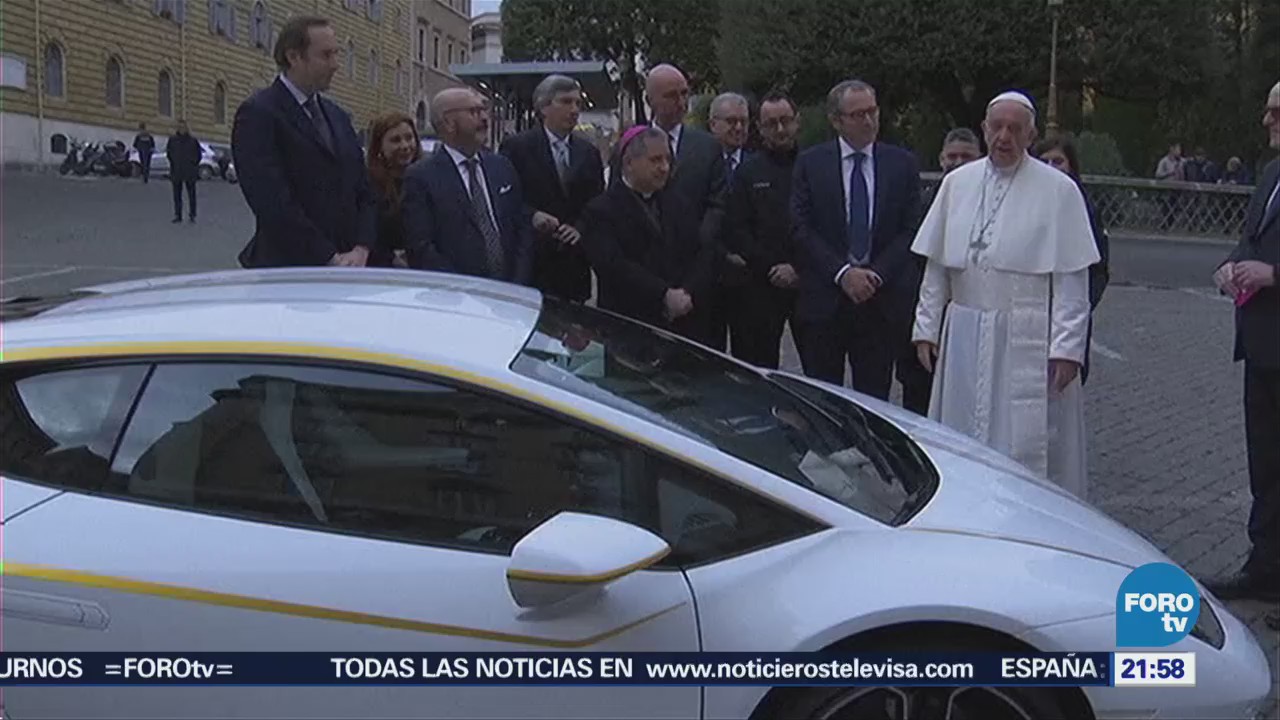 Subastan Lamborghini Papa Francisco Millones Pesos