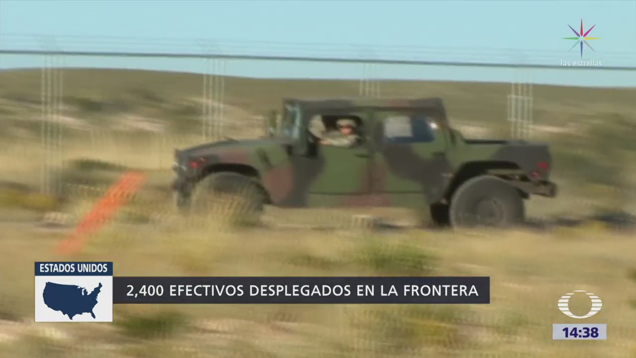 Suman 2 mil 400 elementos de la Guardia Nacional en la frontera